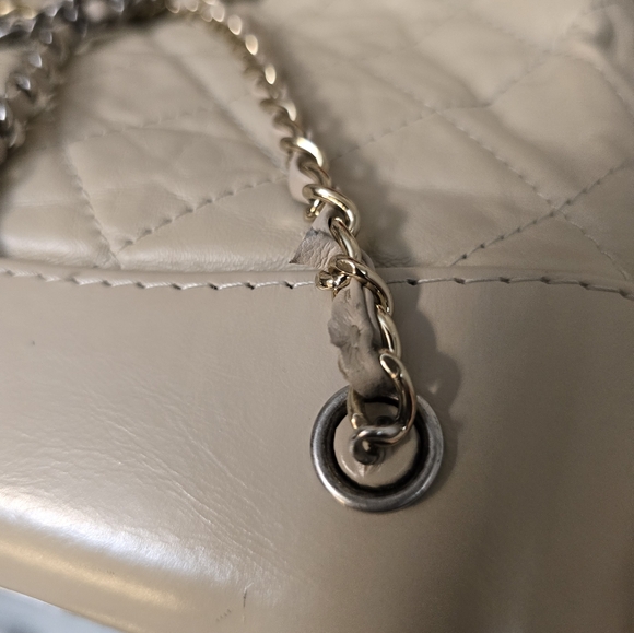 Chanel Beige Aged Calfskin Quilted Gabrielle Backpack - Picture 6 of 12